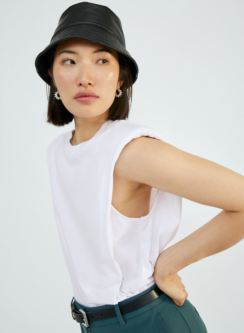 Babaton SHOULDER PAD TSHIRT Aritzia US