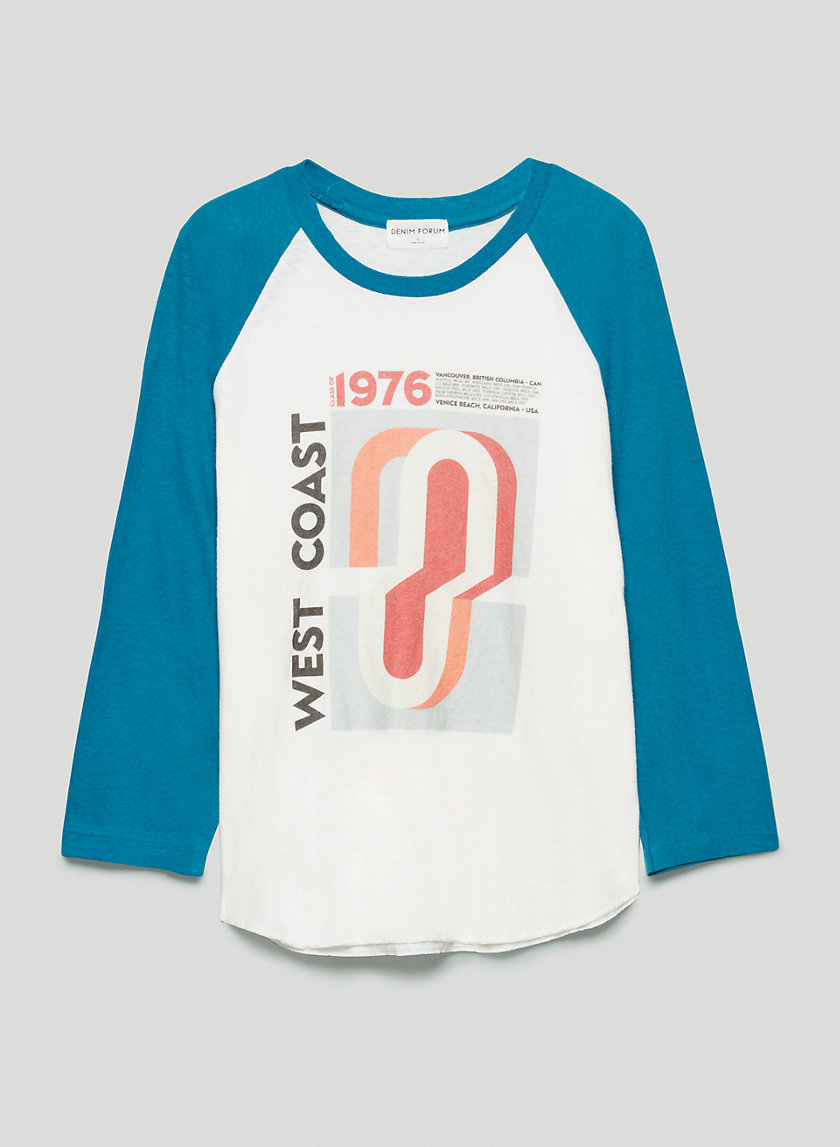 Denim Forum THE NICO GRAPHIC BASEBALL TEE Aritzia US