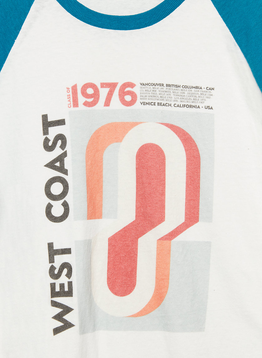 Denim Forum THE NICO GRAPHIC BASEBALL TEE Aritzia US