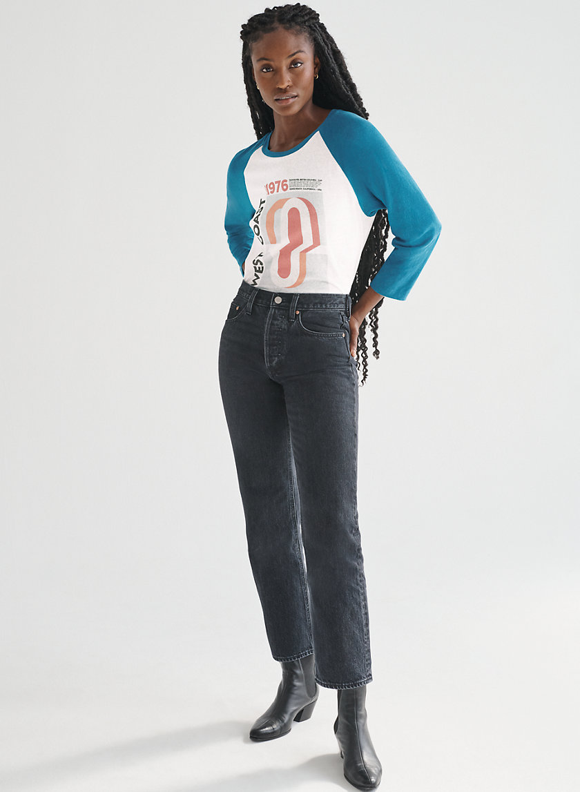 Denim Forum THE NICO GRAPHIC BASEBALL TEE Aritzia US