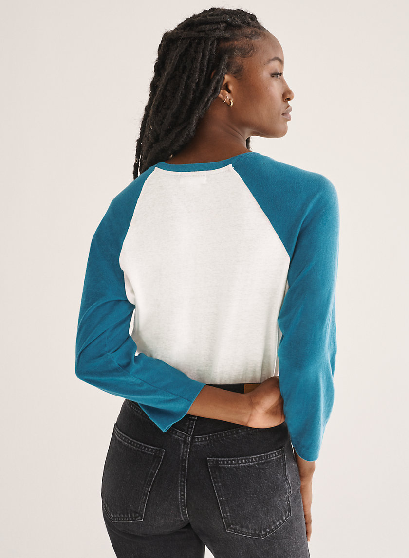 Denim Forum THE NICO GRAPHIC BASEBALL TEE Aritzia US