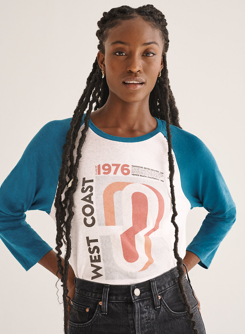 Denim Forum THE NICO GRAPHIC BASEBALL TEE Aritzia US