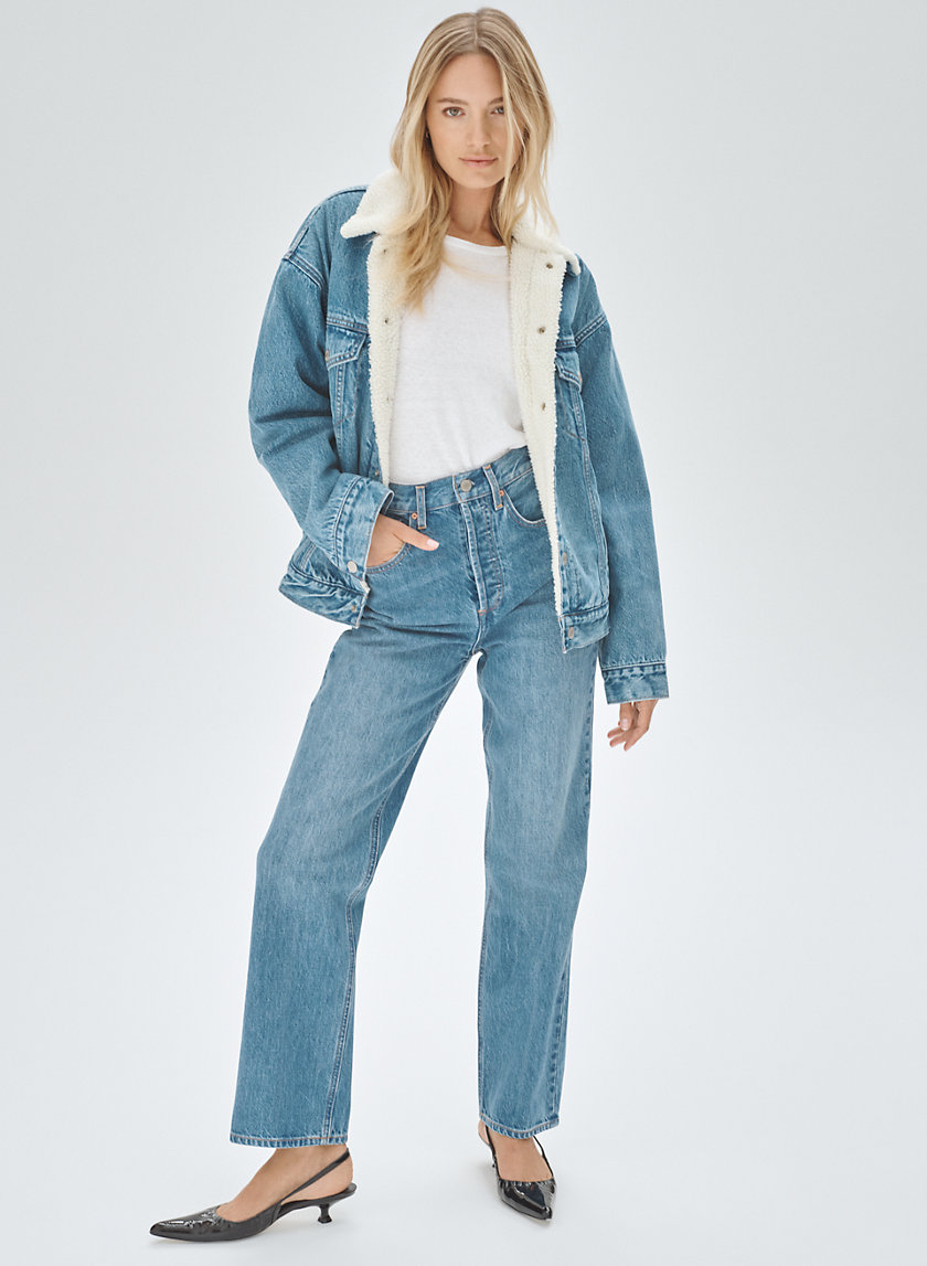 Denim Forum THE JONI HIGH RISE LOOSE 29L | Aritzia US