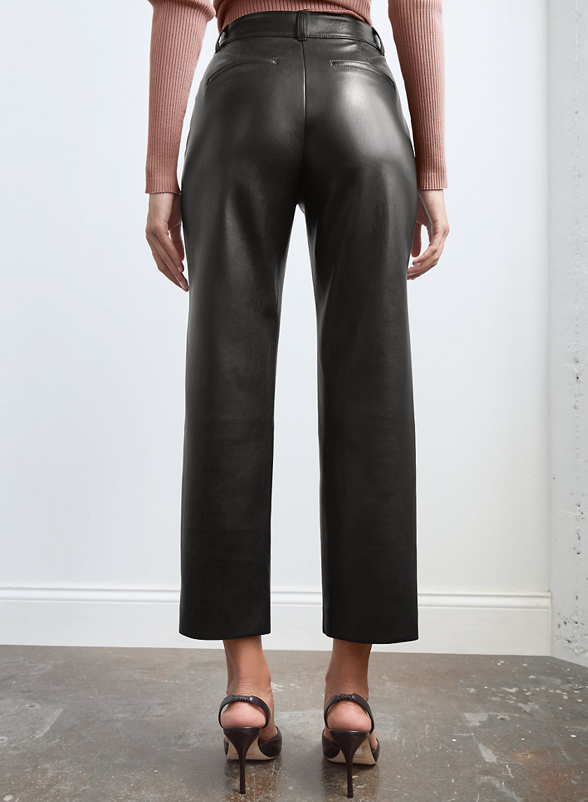 Aritzia Ten By Babaton Faux Leather Showcase Pants Leggings Large