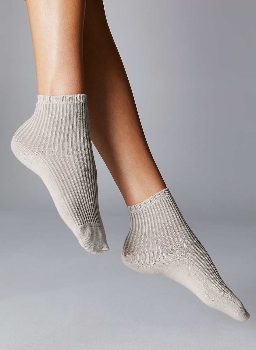 Babaton FINE CASHMERE ANKLE SOCK Aritzia CA