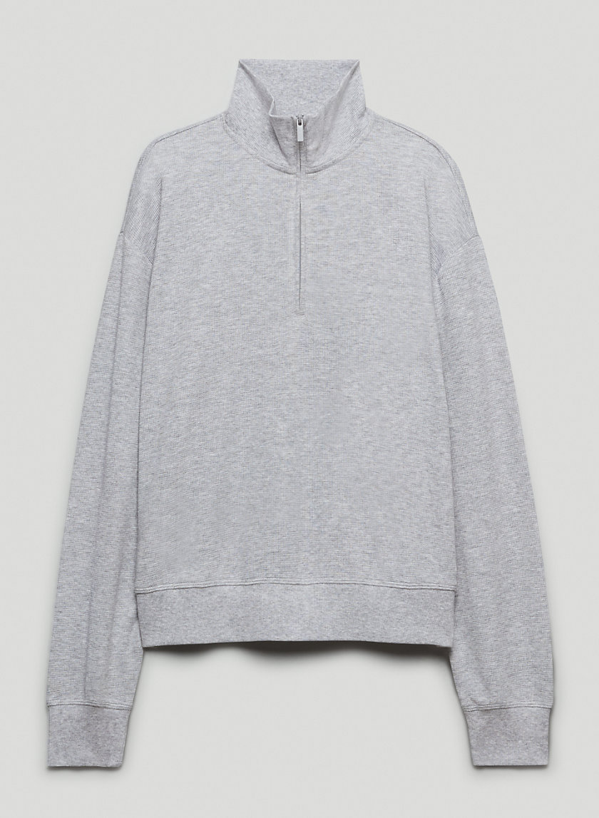 waffle quarter zip