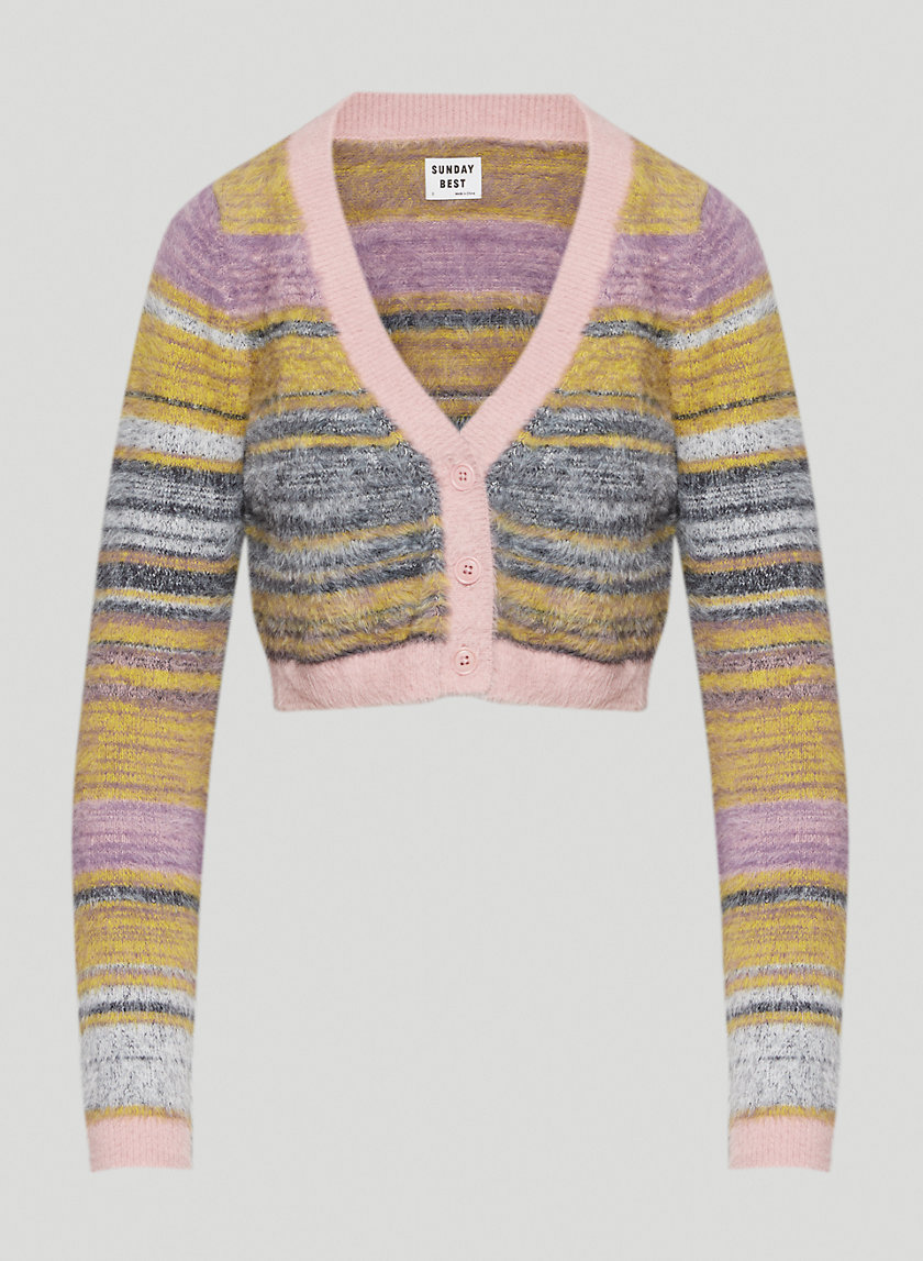 aritzia cropped cardigan