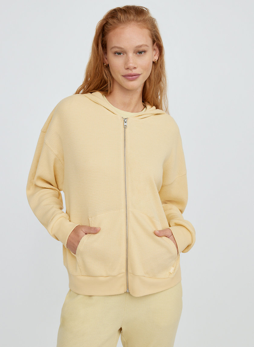 Tna CLARIS WAFFLE ZIP HOODIE | Aritzia US