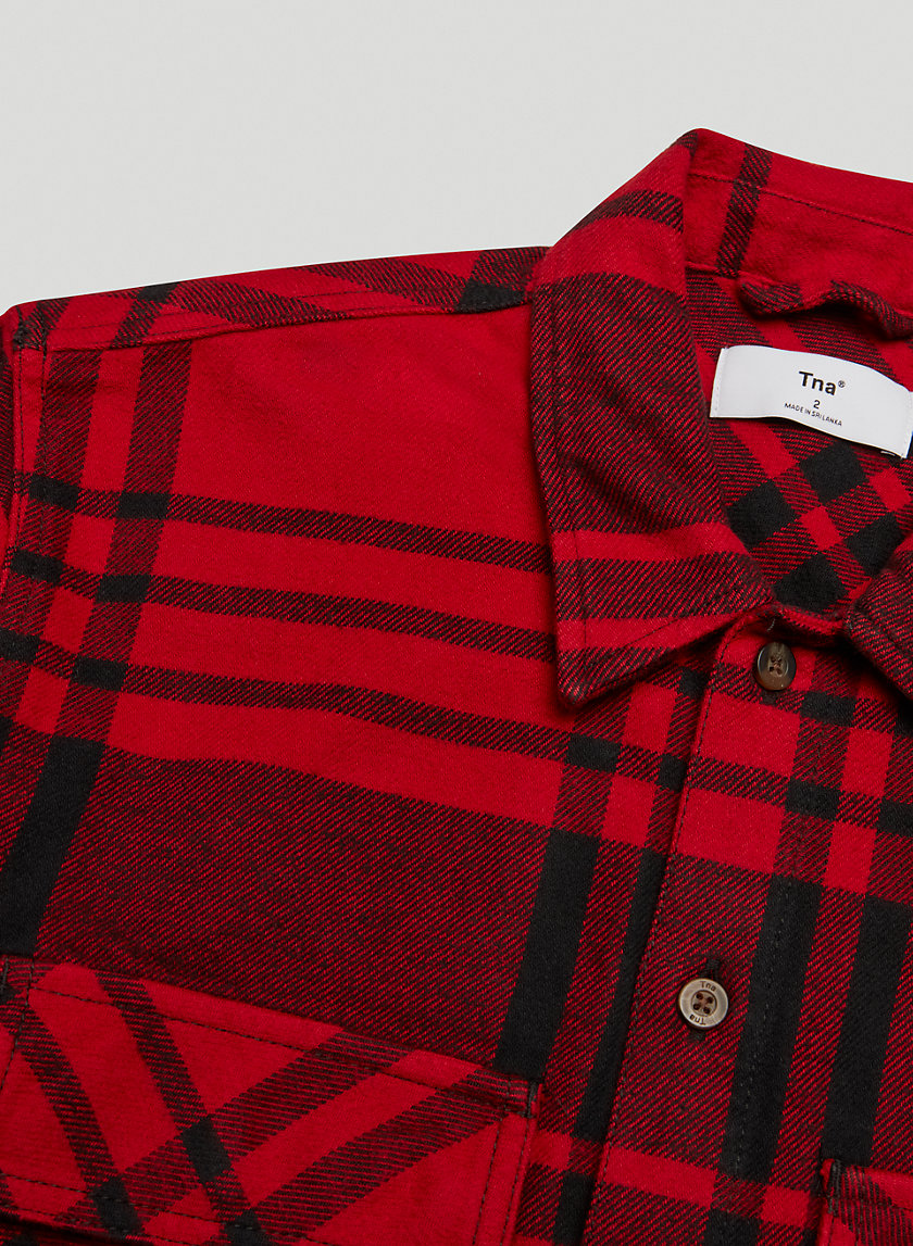 Tna PLAID OVERSIZED BUTTON-UP | Aritzia US