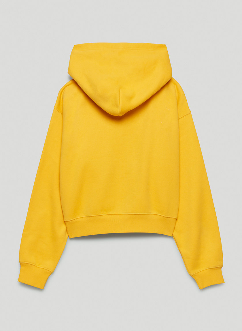 boyfriend zip up moletom com capuz aritzia