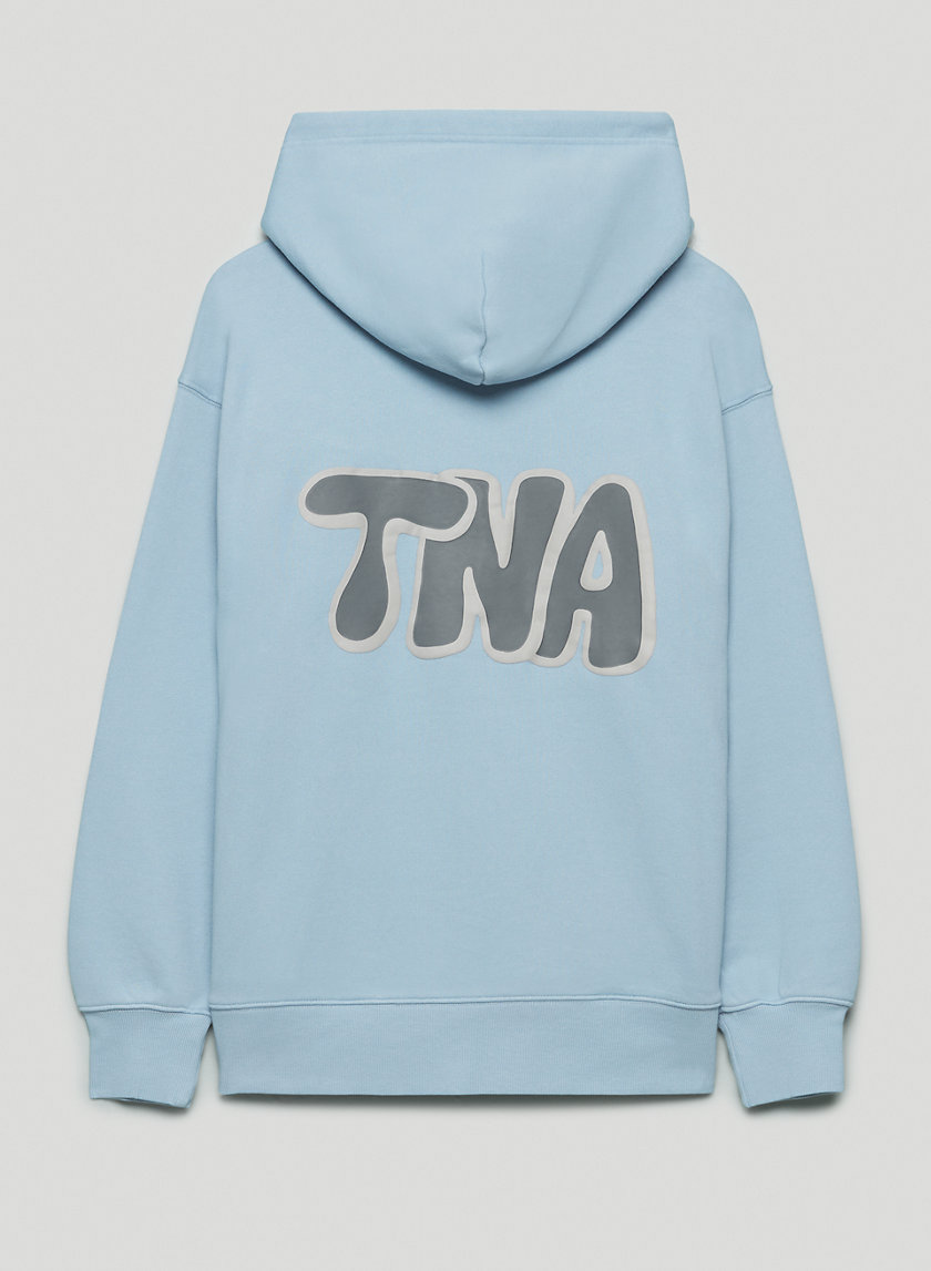 TNA, Tops, Tna Baltic Baby Blue Hoodie Womens Size S