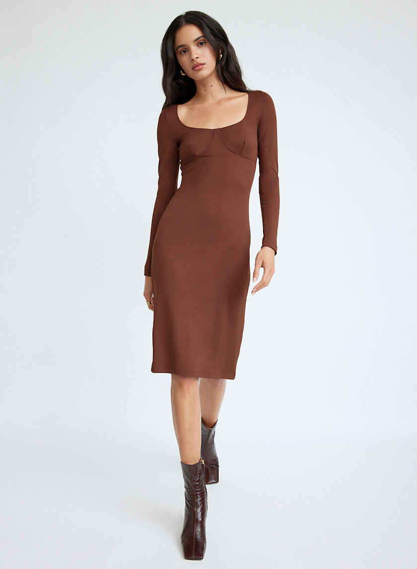 aritzia square neck dress