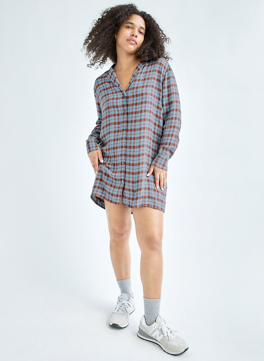 plaid dress aritzia