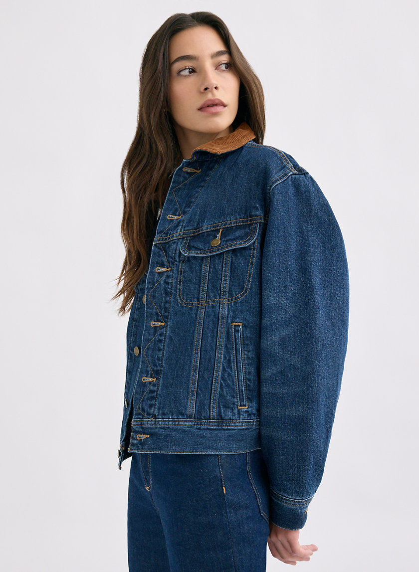 Denim Forum THE MONROE STORM RIDER JACKET | Aritzia US