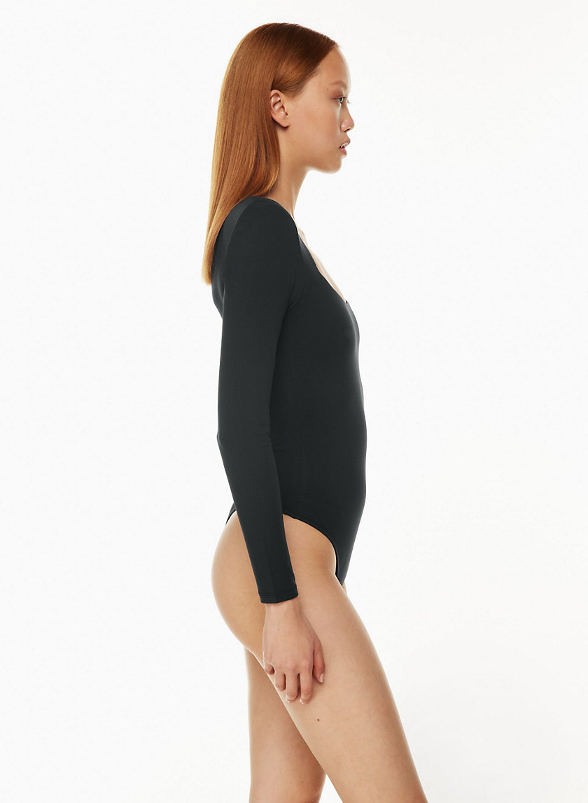 Black Long Sleeve Bodysuit -  Canada