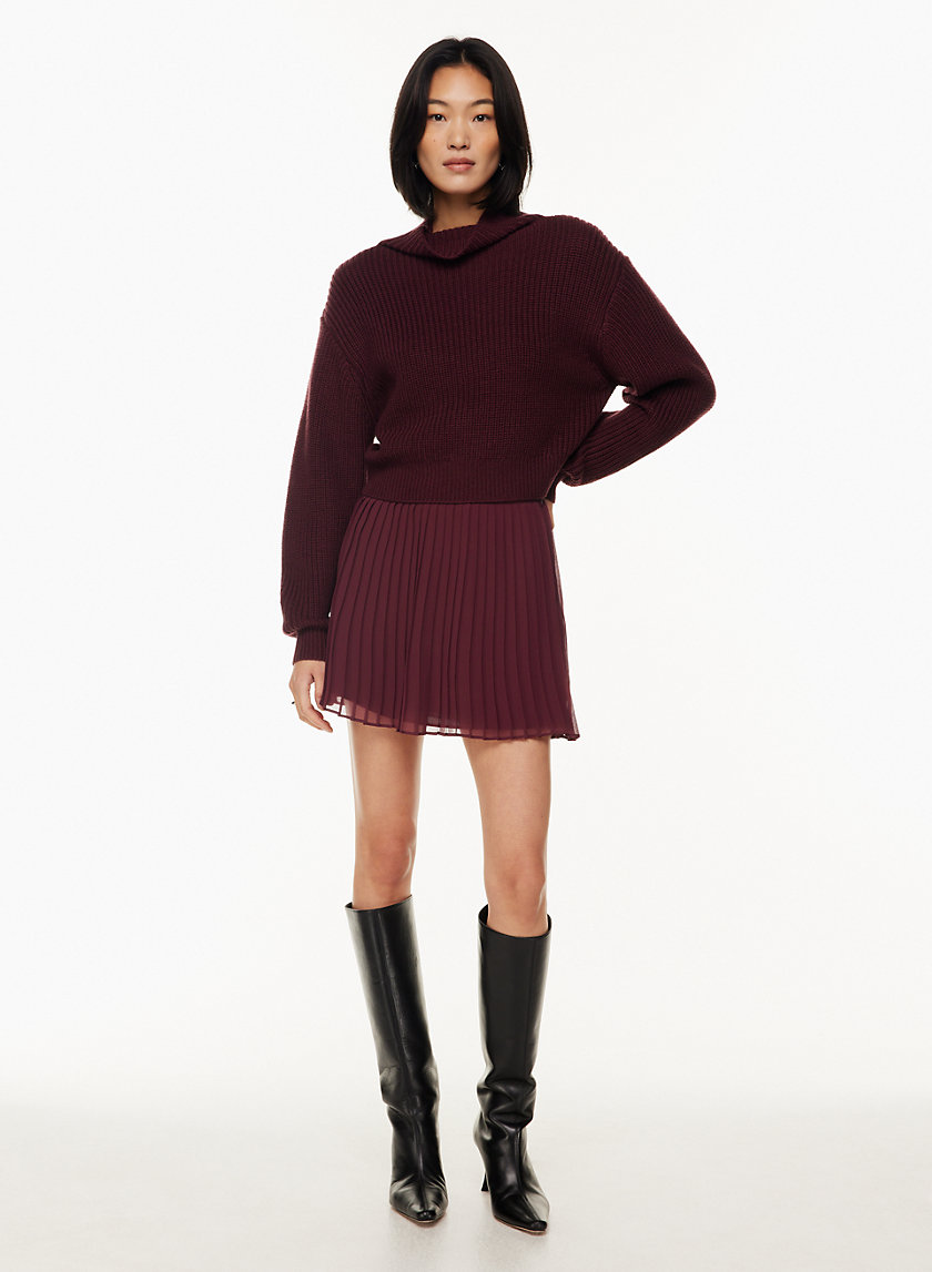 Wilfred TWIRL MINI PLEATED SKIRT | Aritzia CA