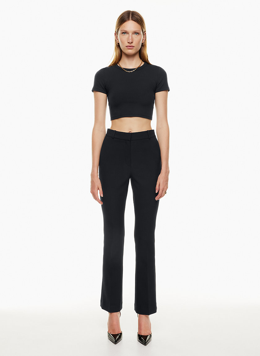 Babaton FORMARIB CREW CROPPED T SHIRT Aritzia INTL pov-female-manlet-know-your-meme