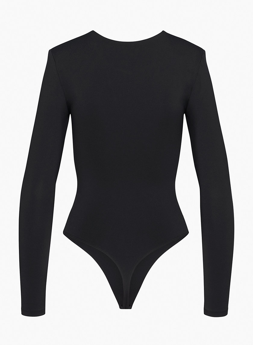 Babaton CONTOUR SHOULDER PAD LONGSLEEVE BODYSUIT | Aritzia INTL