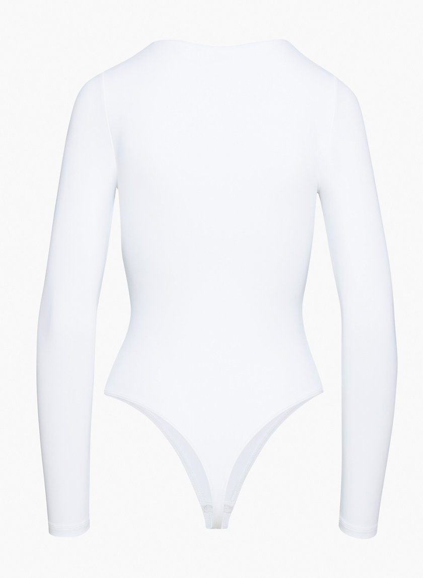 Babaton CONTOUR V-NECK LONGSLEEVE BODYSUIT | Aritzia CA