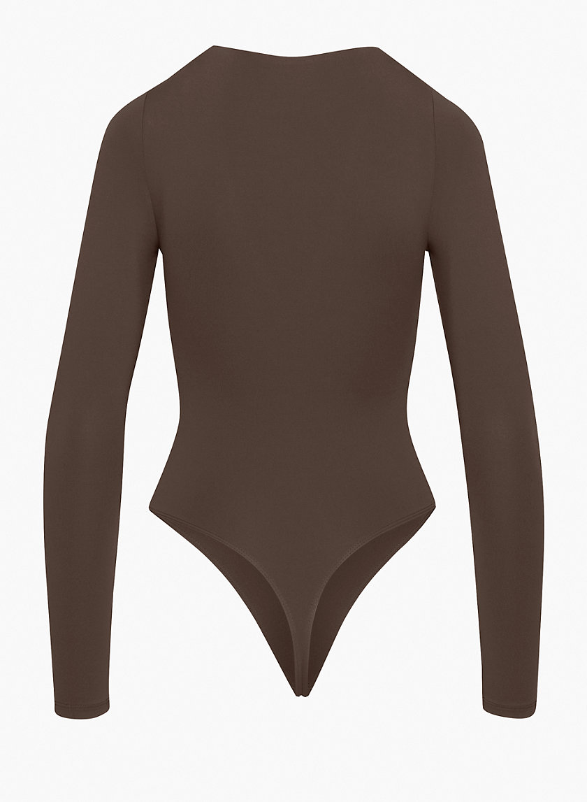 aritzia brown bodysuit