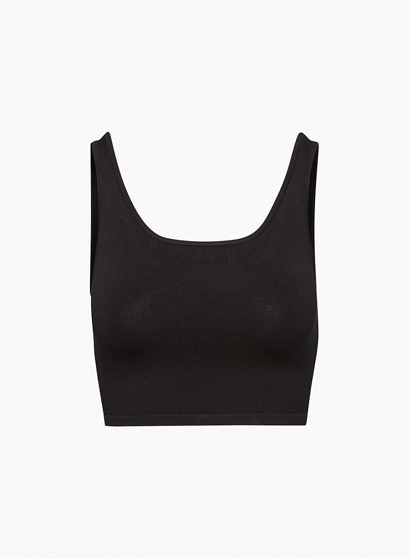 Babaton SCULPT KNIT SQUARENECK CROPPED TANK | Aritzia INTL