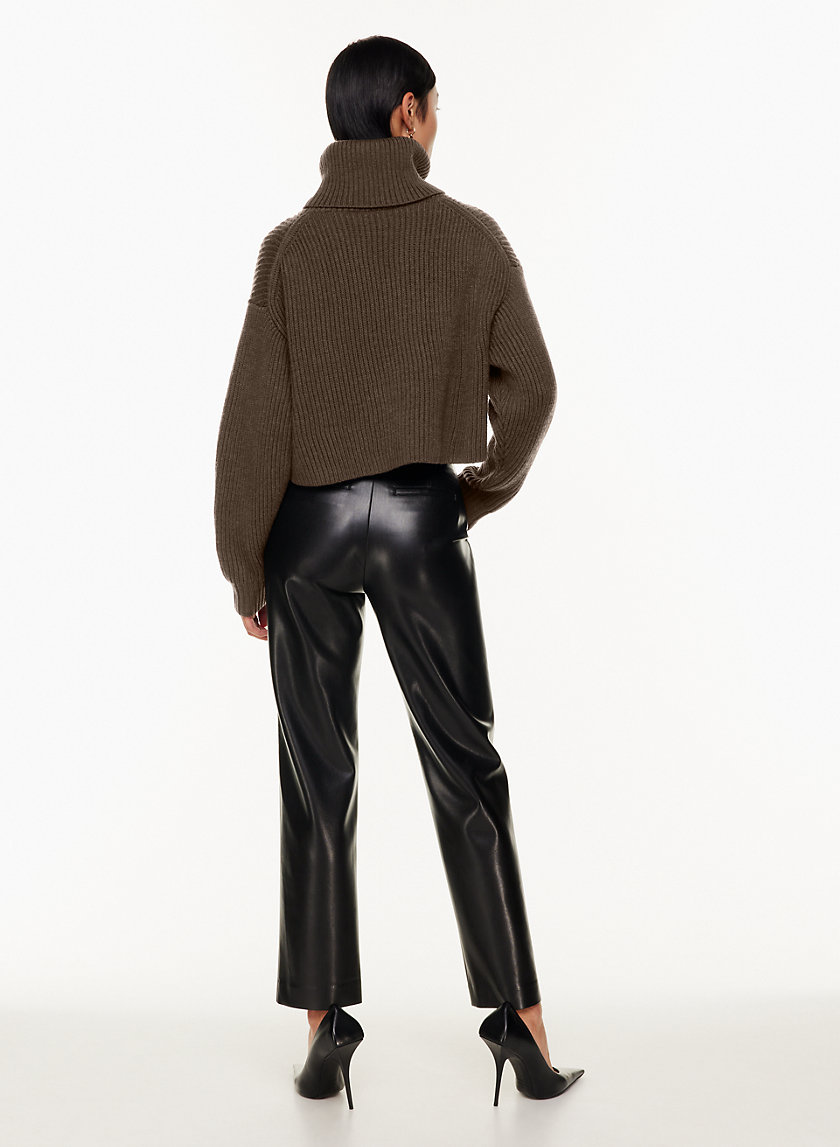 Faux Leather 5-Pocket Skinny Pant - Fika Boutique