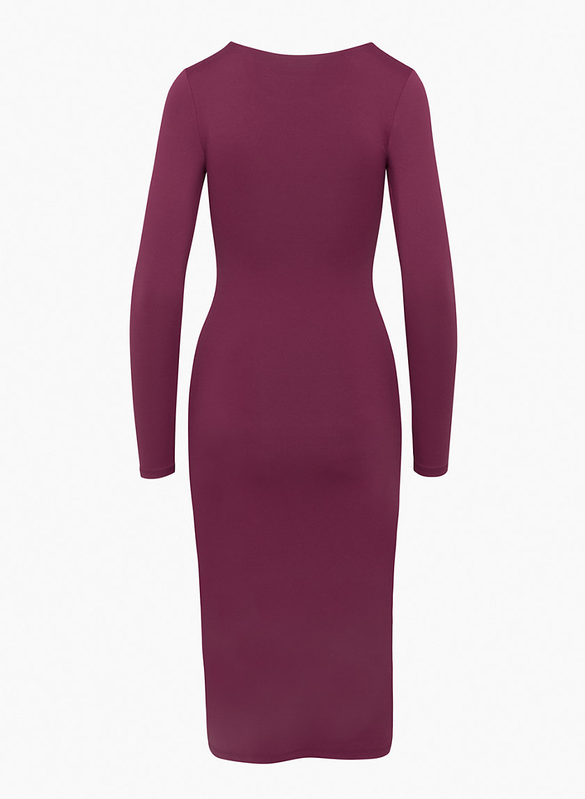 Babaton CONTOUR CREW LONGSLEEVE MIDI DRESS | Aritzia US