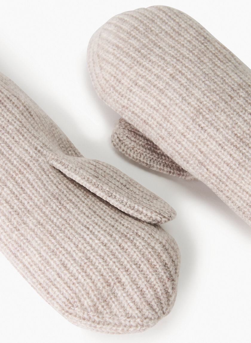Babaton RIB LUXE CASHMERE MITTEN | Aritzia US
