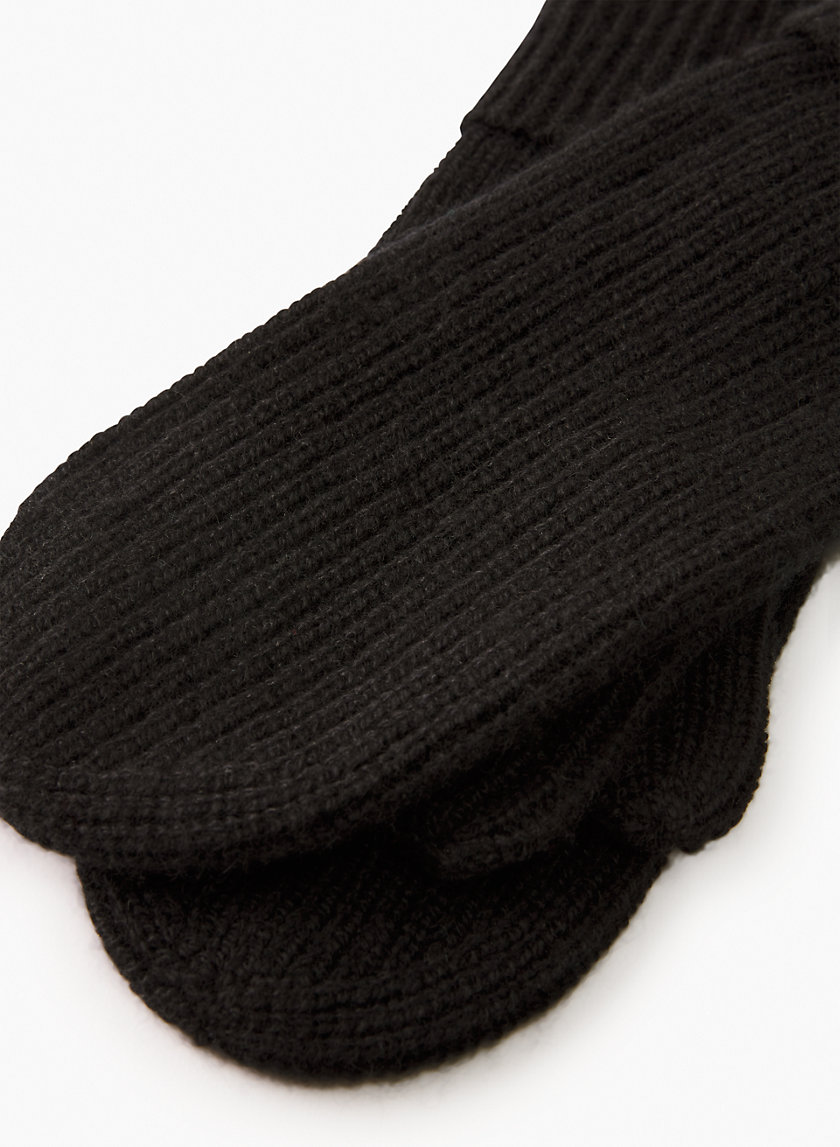 Babaton RIB LUXE CASHMERE MITTEN | Aritzia CA