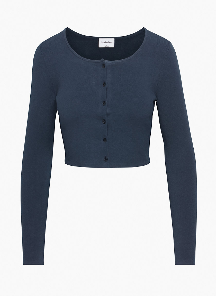 Sunday Best Women's Izzy Cardigan in Total Eclipse Size Small