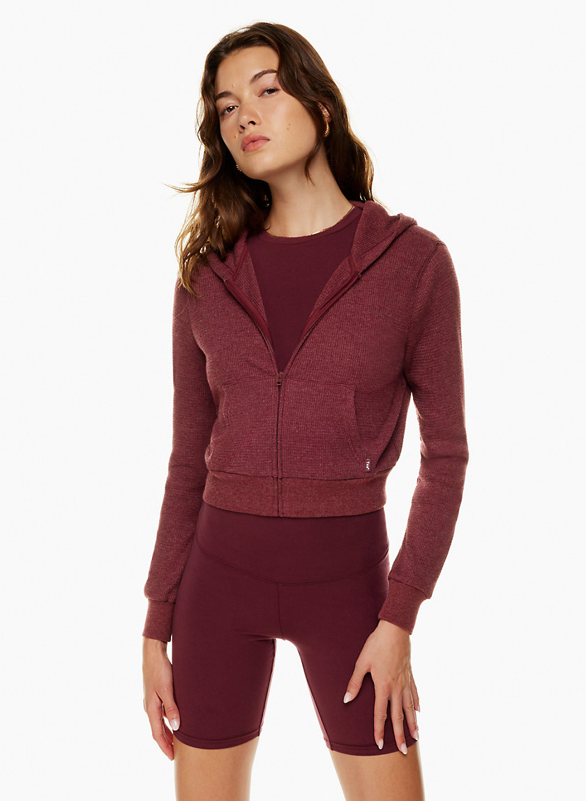 Tna Waffle Zip Hoodie Aritzia Us 5027