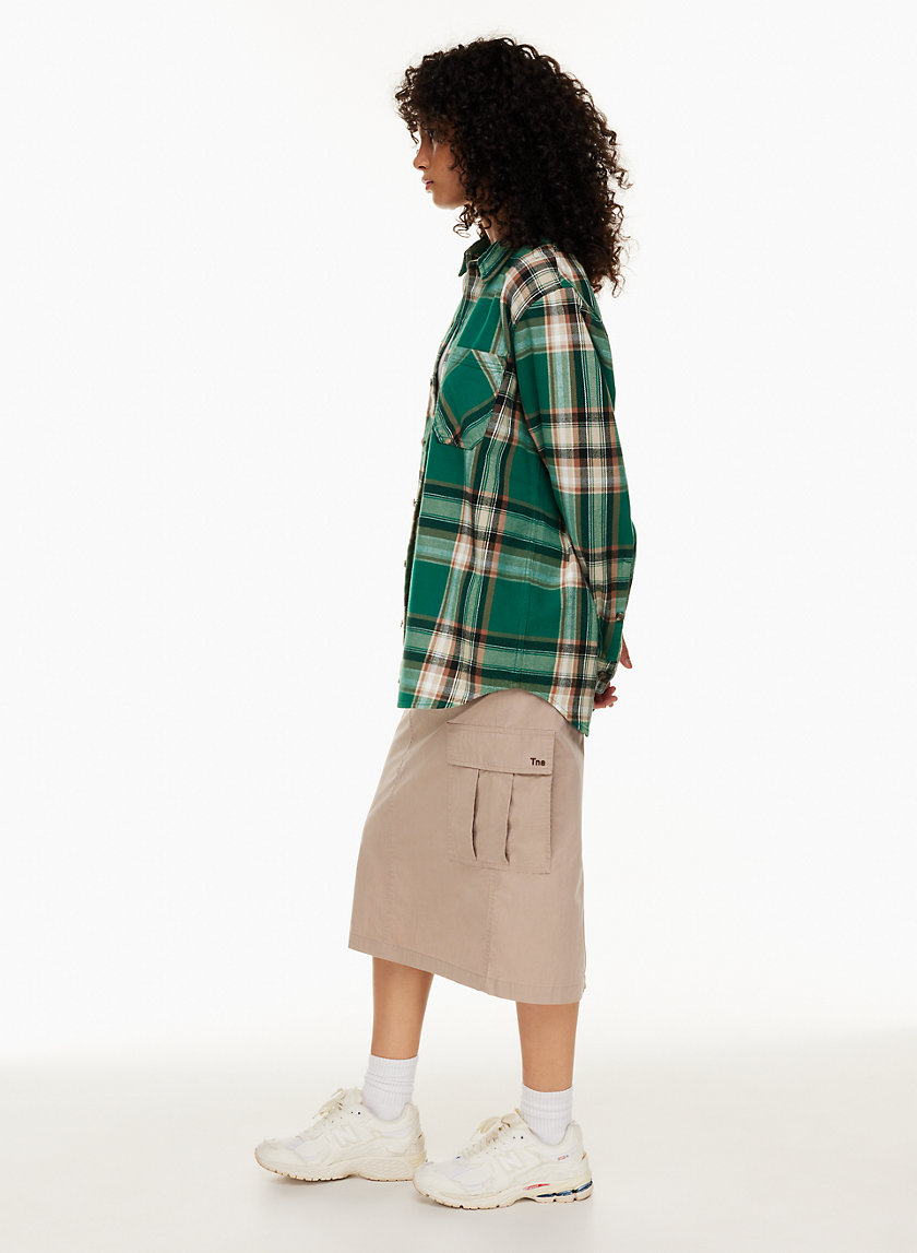 Tna PLAID OVERSIZED SHIRT | Aritzia CA