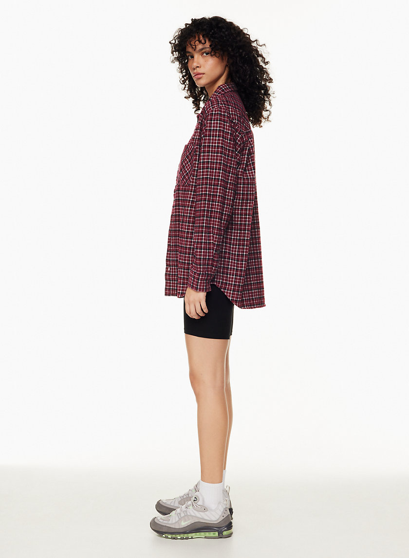 Tna PLAID OVERSIZED SHIRT | Aritzia CA