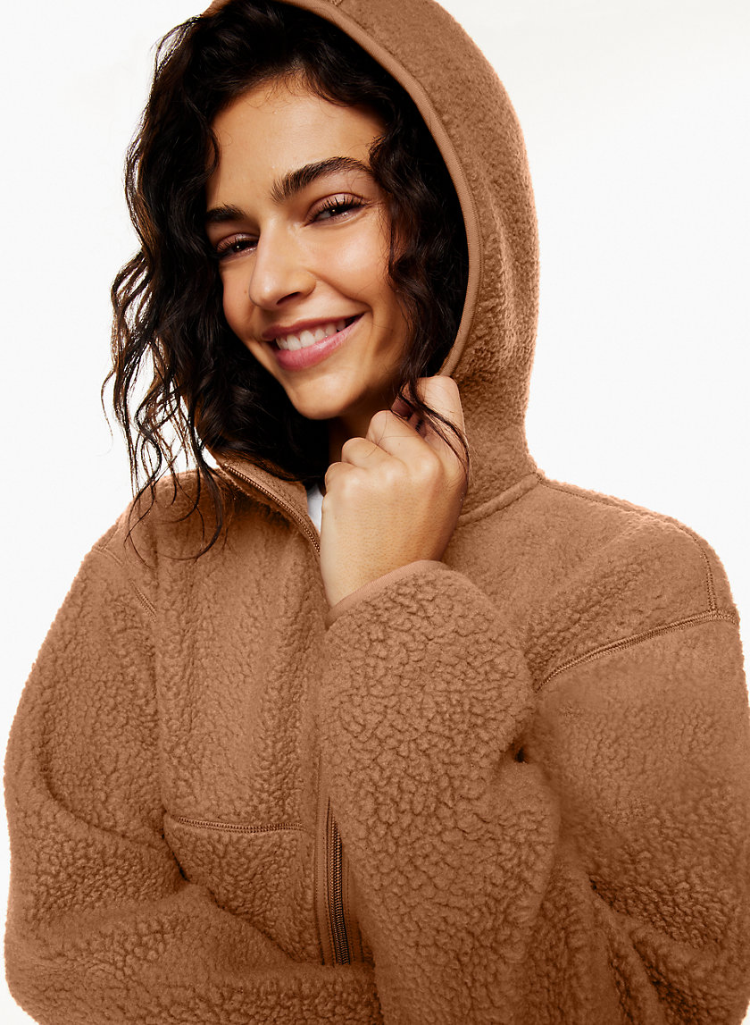 Tna Women's Bigfoot Polar ½ Zip Sweater in Coal Grey Size Large