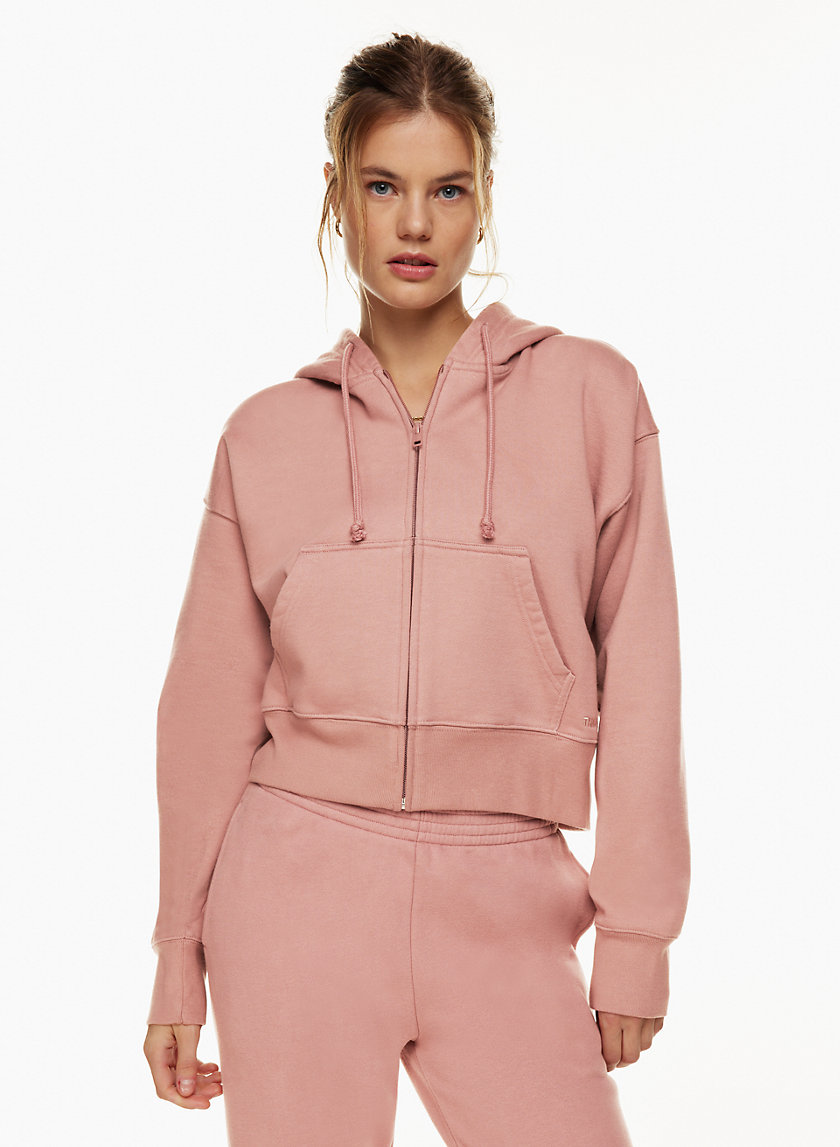Tna EXTRA FLEECE BOYFRIEND BOXY ZIP HOODIE Aritzia US