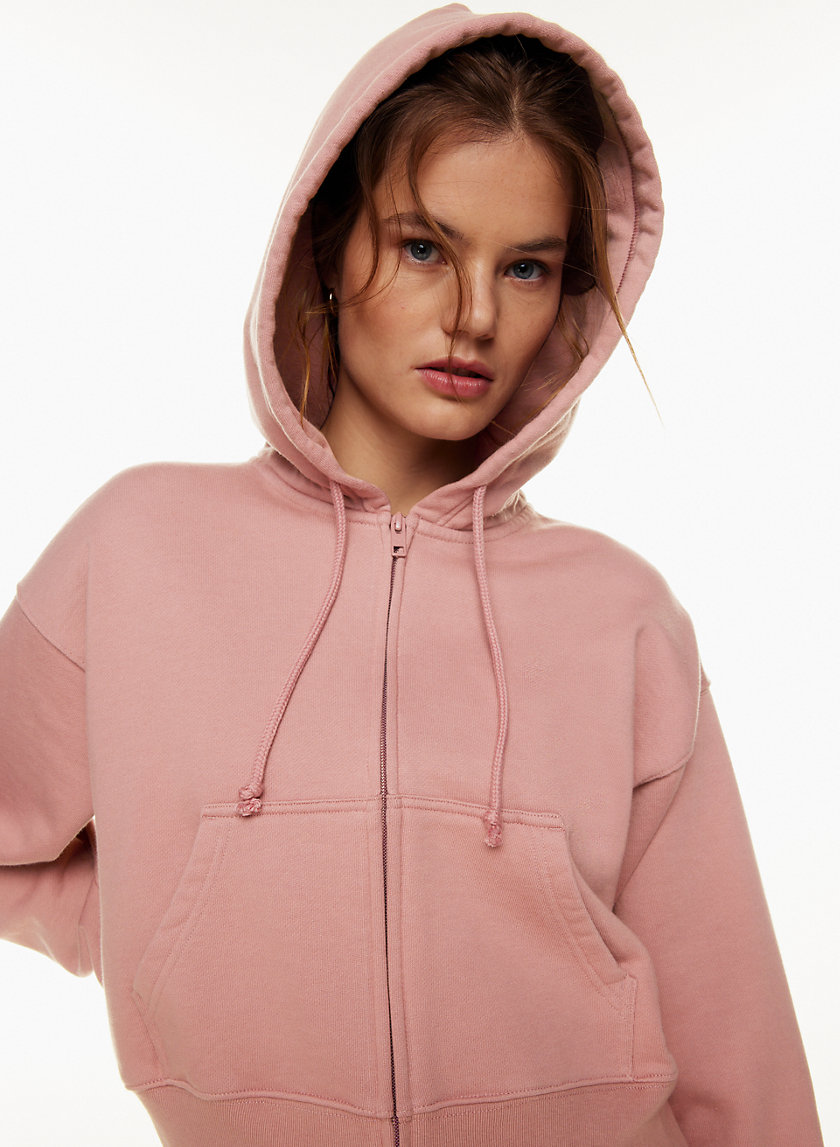 Tna EXTRA FLEECE BOYFRIEND BOXY ZIP HOODIE Aritzia US