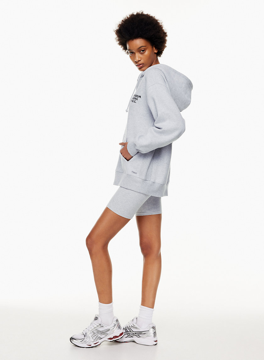 tna cozy fleece boyfriend zip-up hoodie