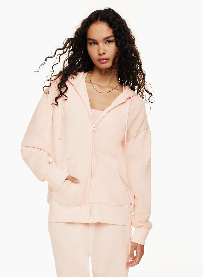 Tna TERRY FLEECE BOYFRIEND ZIP HOODIE | Aritzia INTL