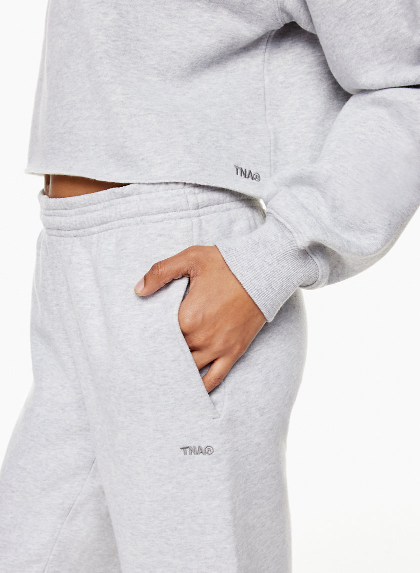 Tna NEW COZY FLEECE BOYFRIEND BASIC SWEATPANT Aritzia INTL
