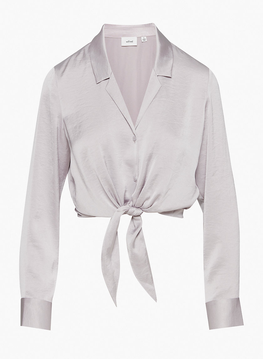 Wilfred TIE-FRONT BLOUSE | Aritzia CA