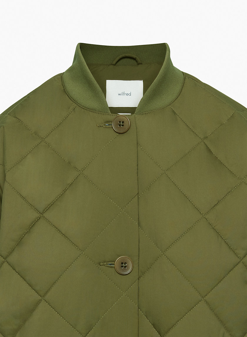 Wilfred PAVANT QUILTED LONG JACKET Aritzia CA