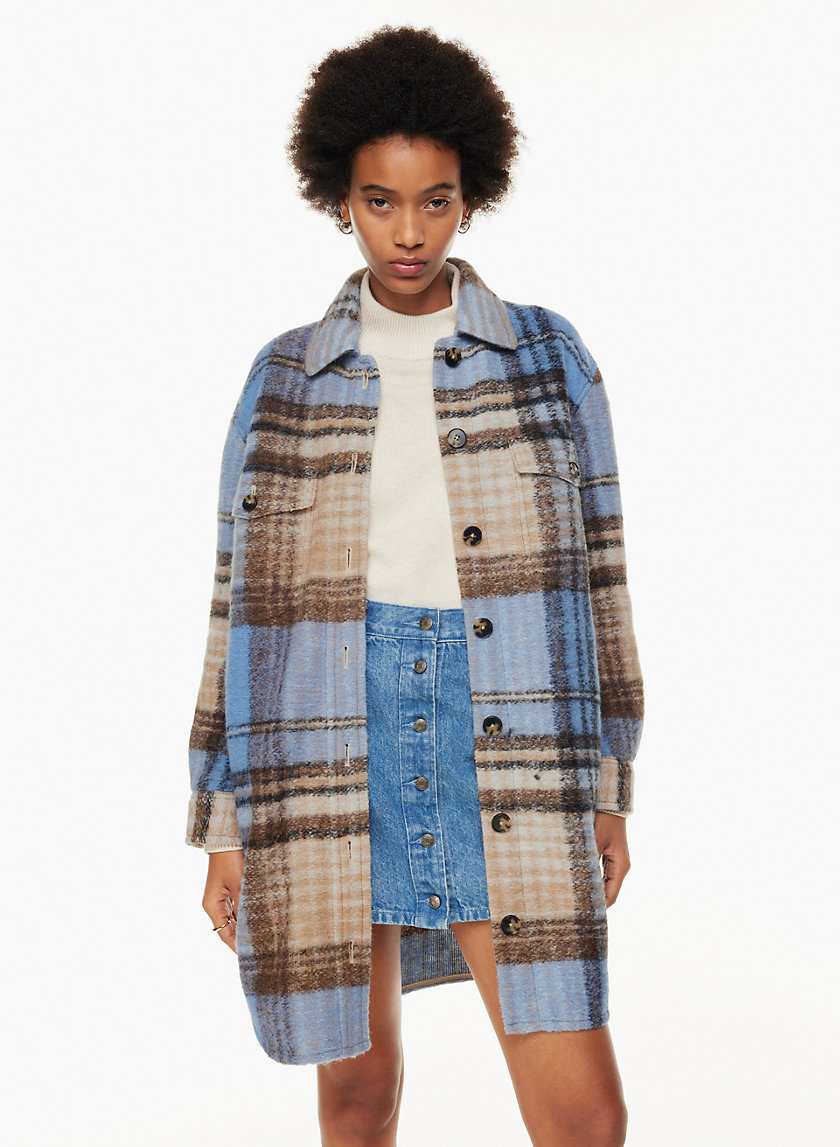 Wilfred Free THE GANNA™ LONG SHIRT JACKET Aritzia INTL