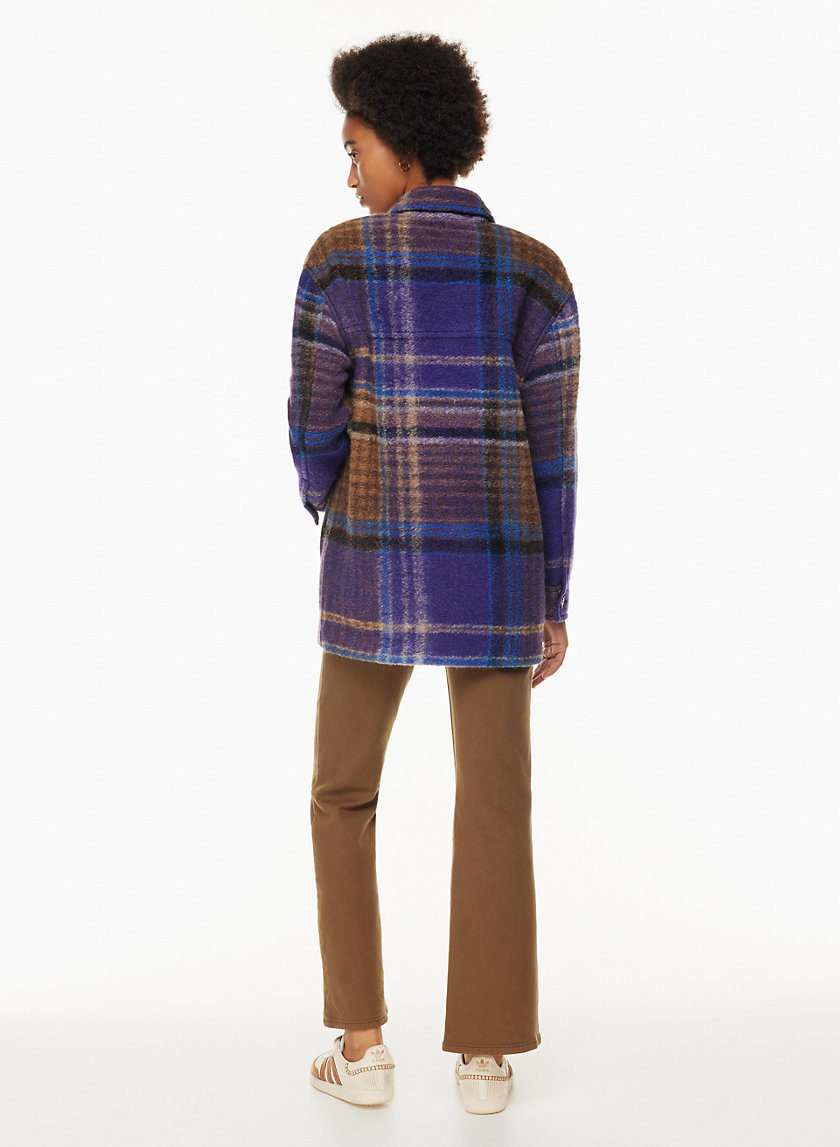 Aritzia sale plaid coat