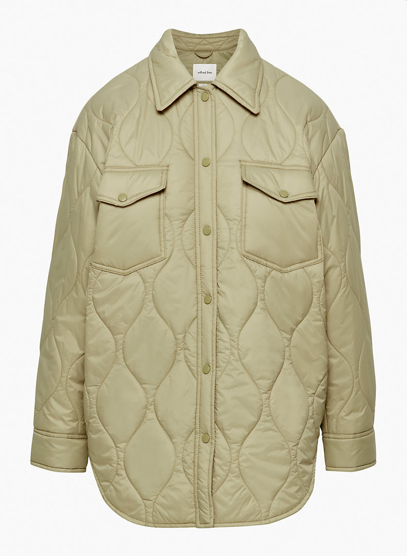 Wilfred Free THE GANNA™ INSULATED SHIRT JACKET | Aritzia CA