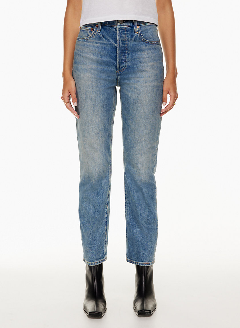 Denim Forum THE ARLO HIGH RISE STRAIGHT | Aritzia Archive Sale CA