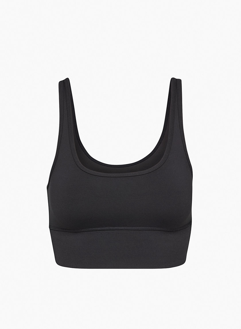 aritzia tnaction tnalife mini bra top in black, Women's Fashion, New  Undergarments & Loungewear on Carousell