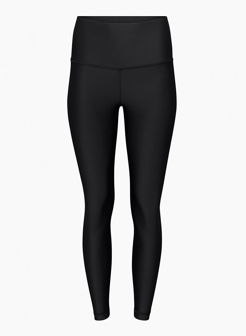 Aritzia, Pants & Jumpsuits, Aritzia Tna Equator Leggings White Stripe  Stretch Cotton Yoga Legging Black Logo