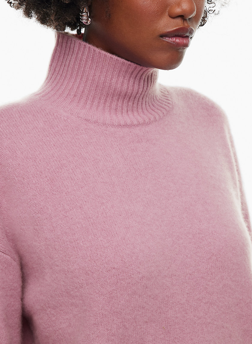 Pink sale cashmere turtleneck