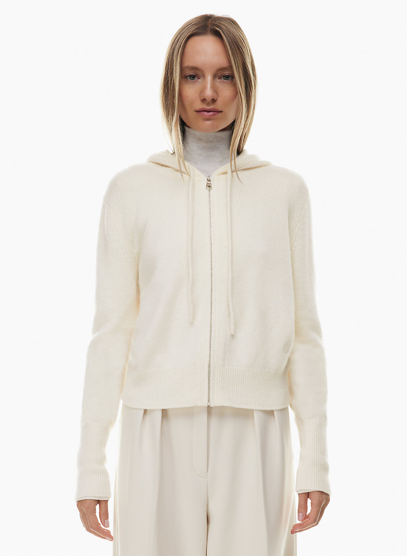 The Group by Babaton LUXE CASHMERE HOODED ZIP-UP | Aritzia CA