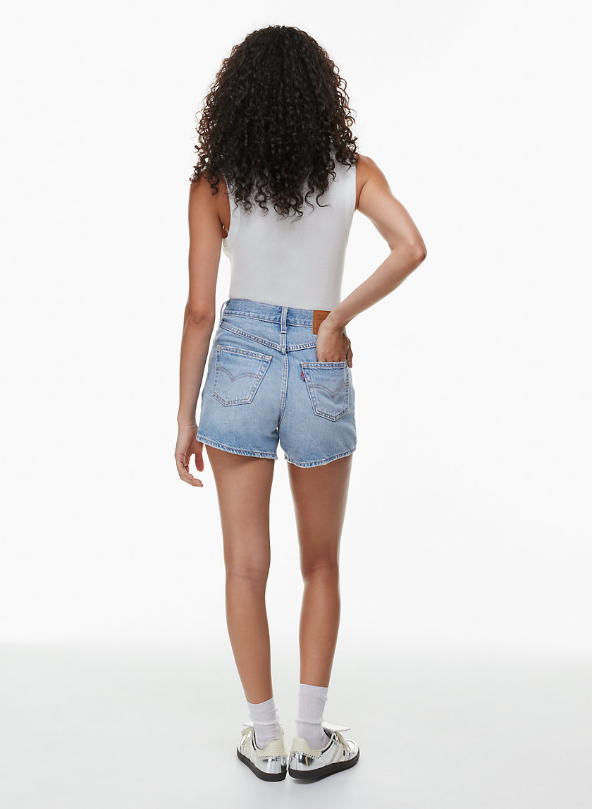 3-pack: Womens High Waisted Jean Shorts Trendy 7 Inch Denim